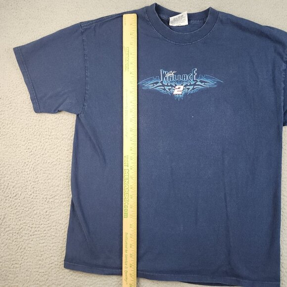 Rusty Wallace Shirt Mens Medium Short Sleeve Auto Racing NASCAR Chase Authentics - Picture 5 of 11